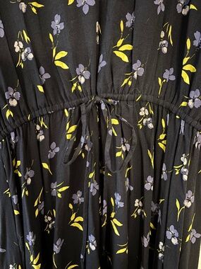 Loft Navy Floral Dress Size XL